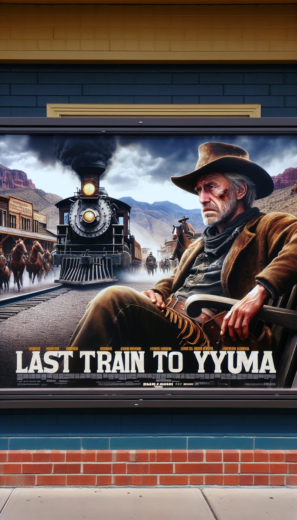 Last Train to Yuma: Cinematic Western Poster
