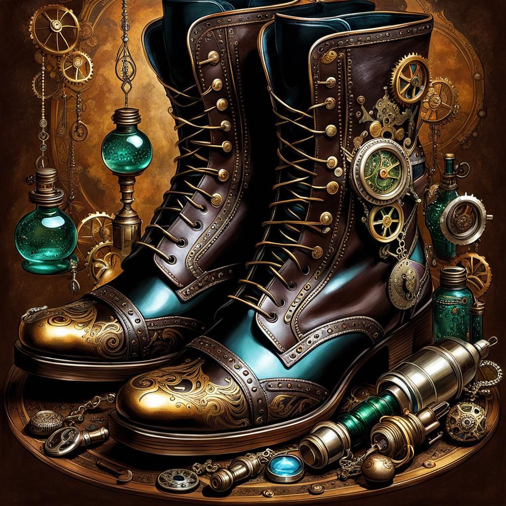 Footwear for the steampunk era