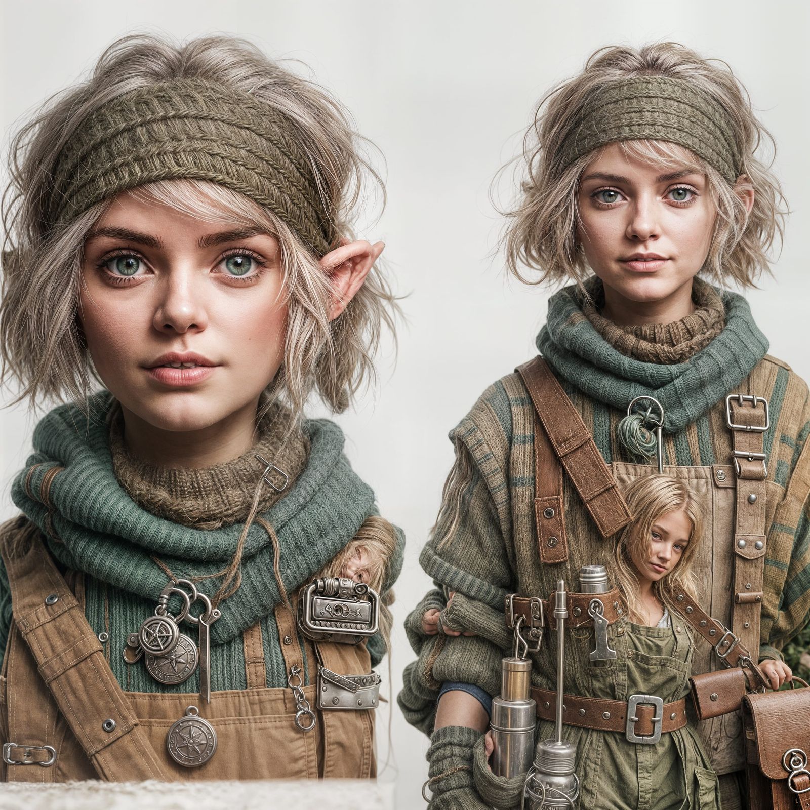 Halfling Rogue in Street Art Style