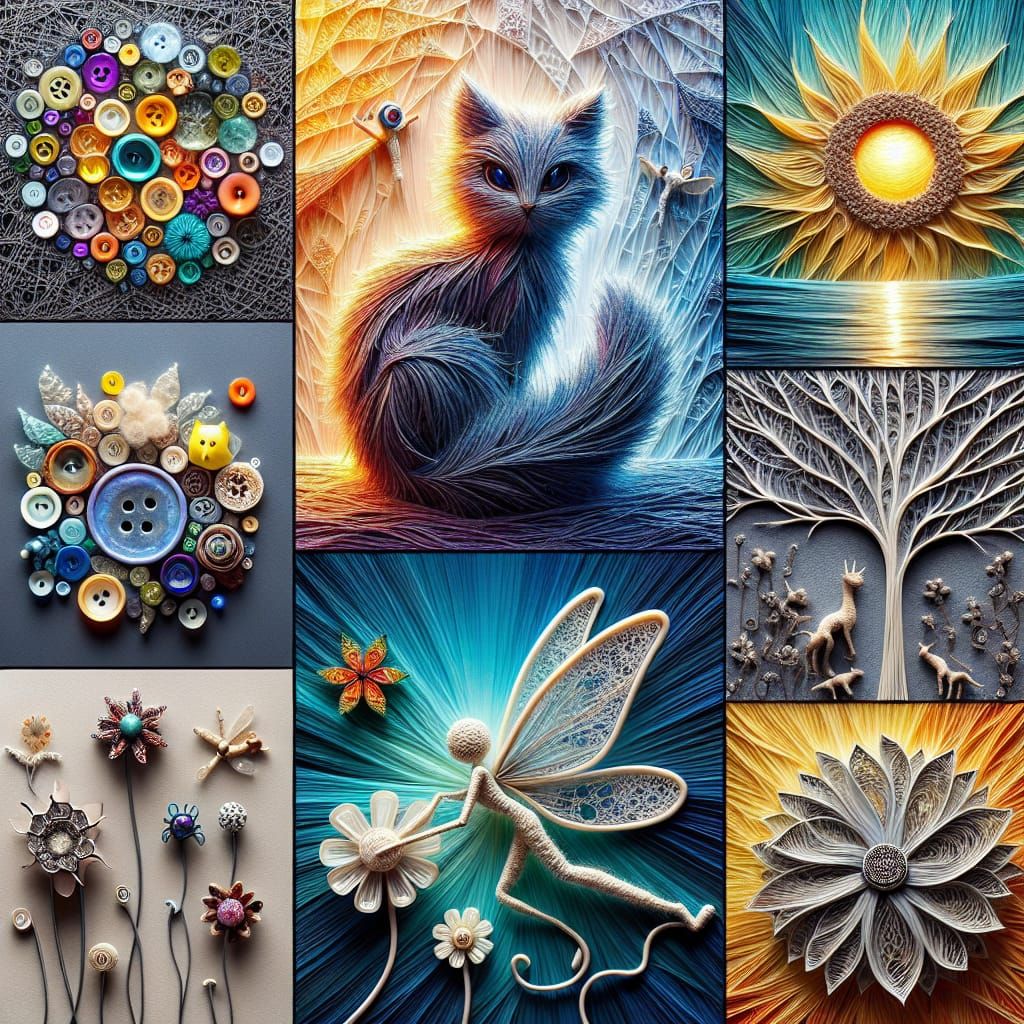 Whimsical Steampunk Masterpiece: Mixed Media Marvels