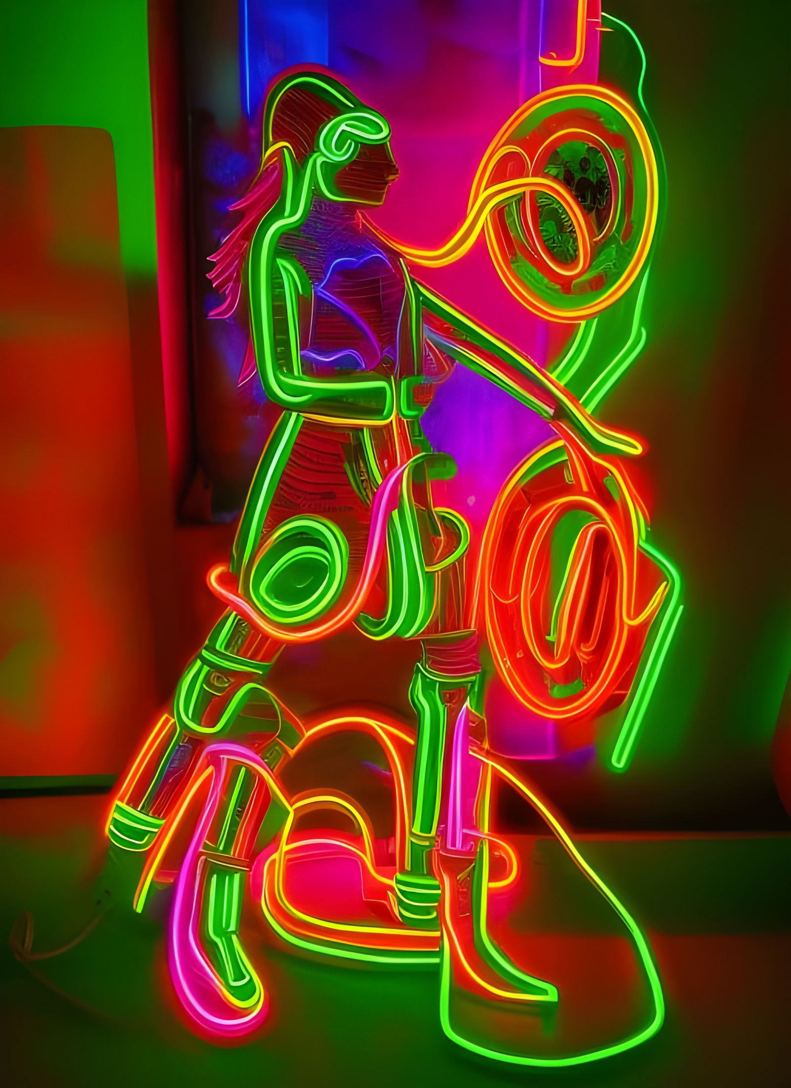 Self-Transforming Machine Elves in Neon Colors