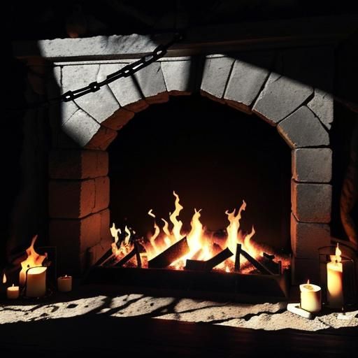 In the context of the cave allegory, shadows are created by ...