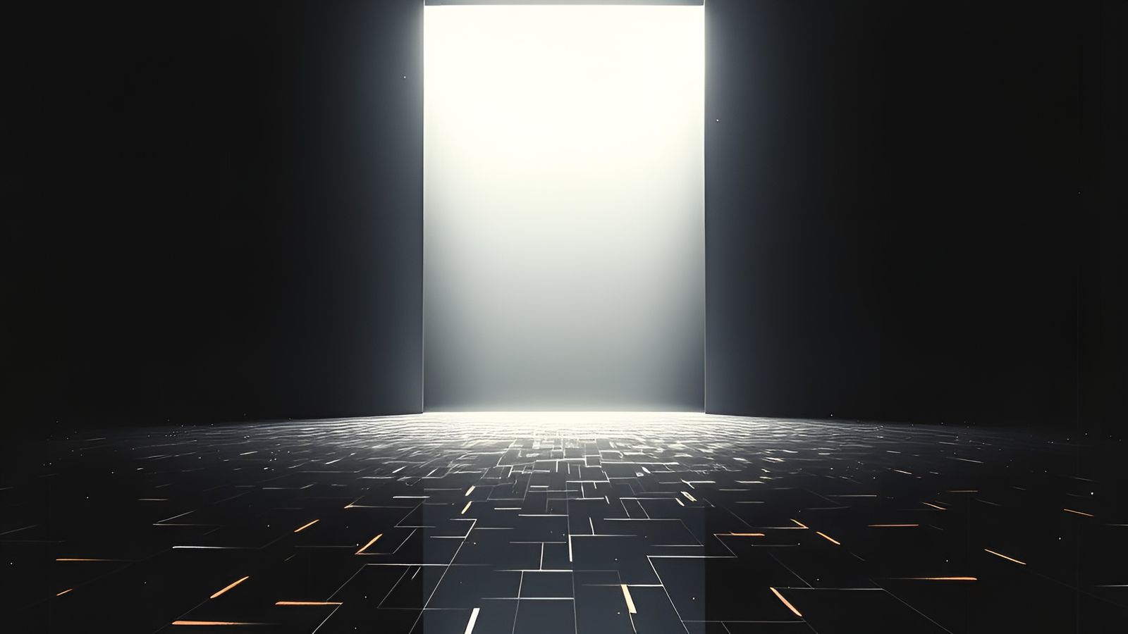 Minimalist Suprematism: Surreal Abstract Glitch Art