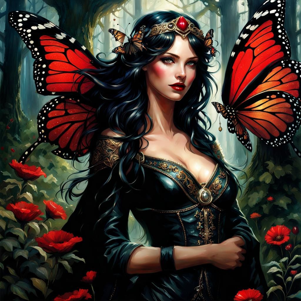 Ethereal Forest Enchantress of Marvellous Beauty