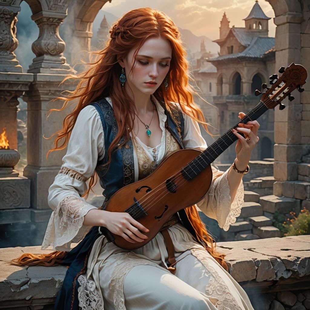 Fiery Beauty's Song Amidst Burning Forest