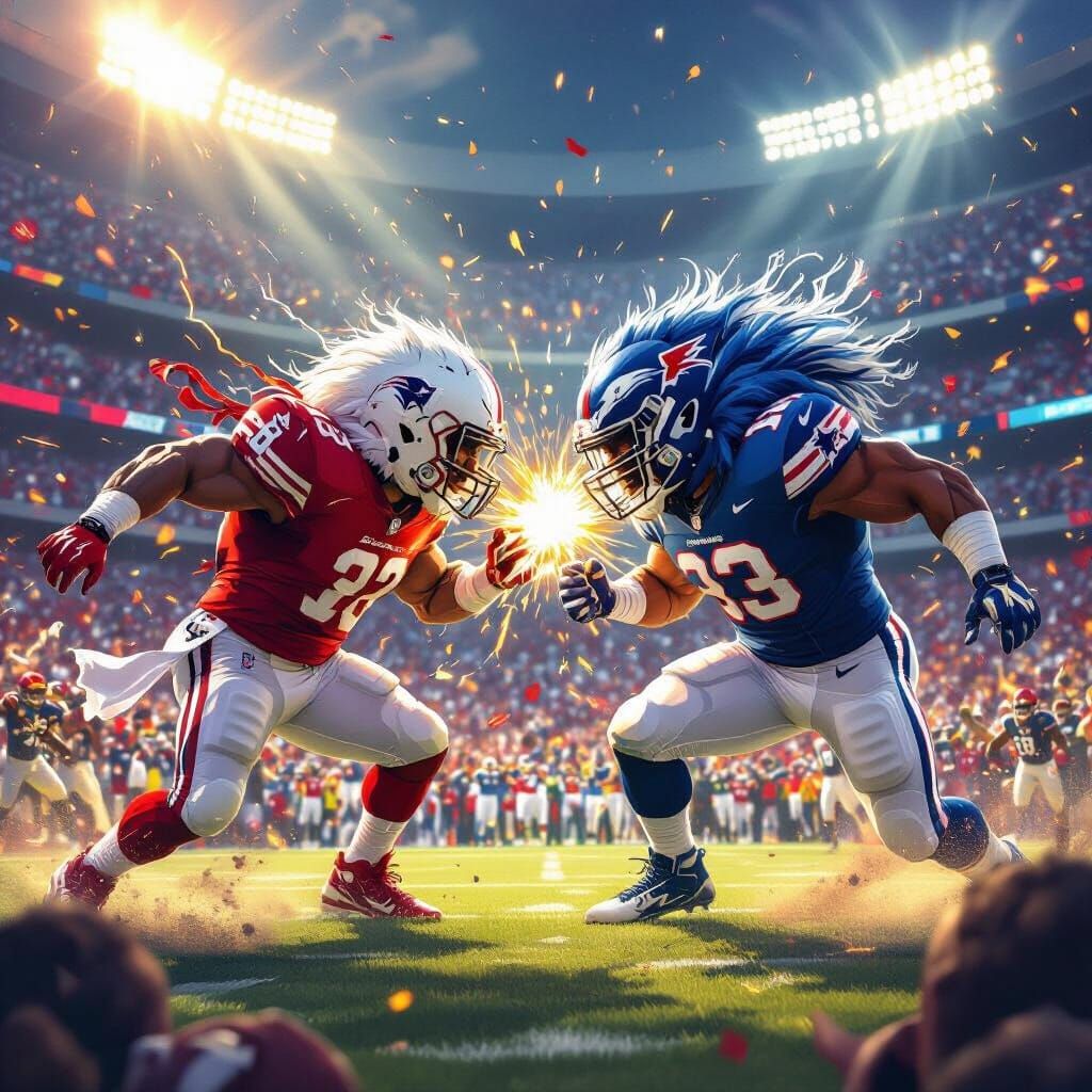 Epic Super Bowl Matchup Of Iconic Mascots