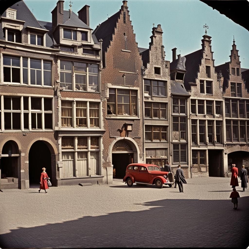 Vintage Photograph: What is Belgium? (1950s Style)