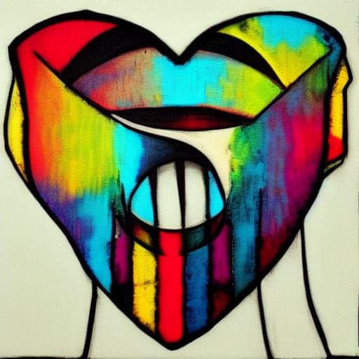 AI Generated Edgy Art Image