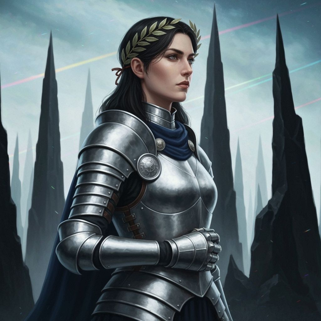 Regal Figure Channels Arcane Scripts