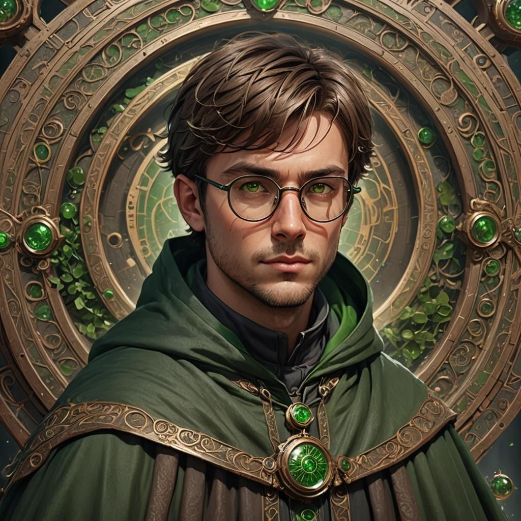 Fantasy Nerd Ranger in Detailed Matte Painting