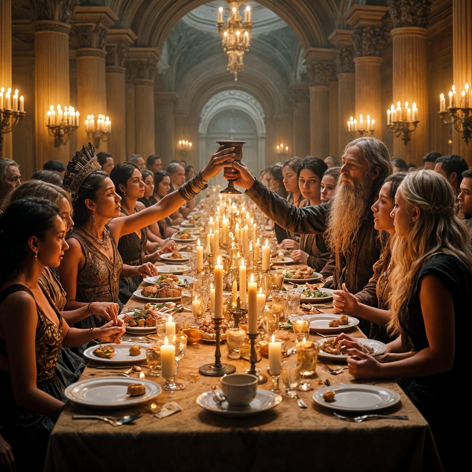 Hyperrealistic Samhain Ancestors Feast: A Cinematic Celebrat...