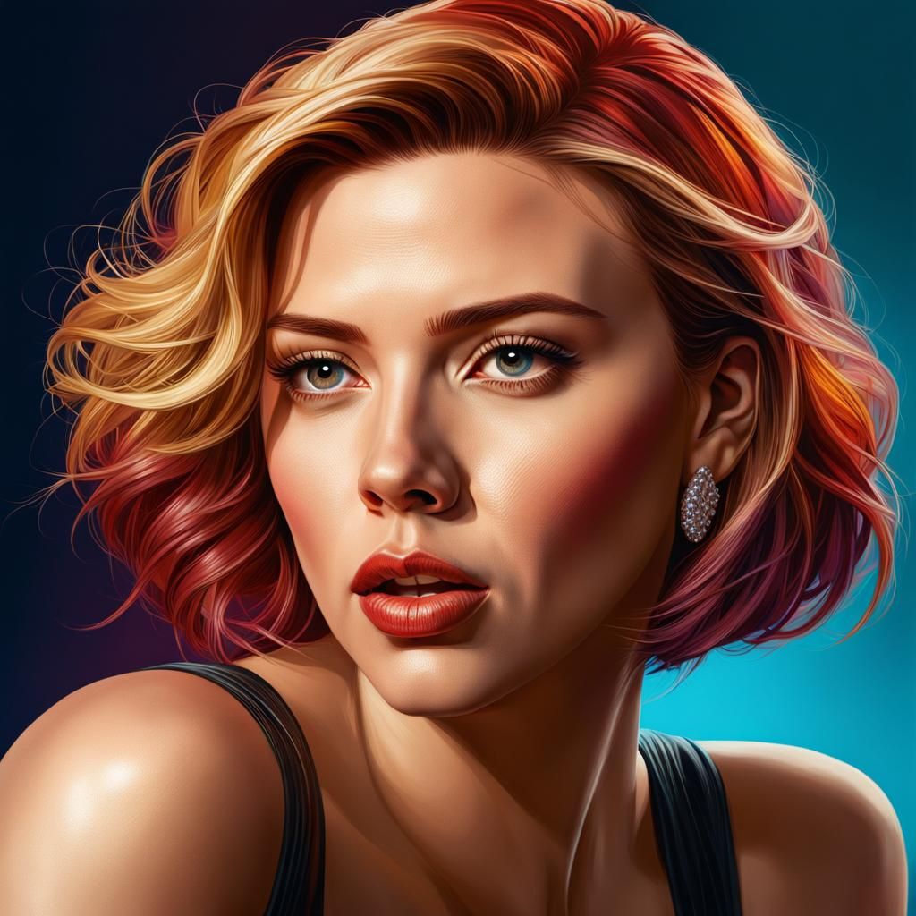 Hyperrealistic Portrait with Dramatic Lighting