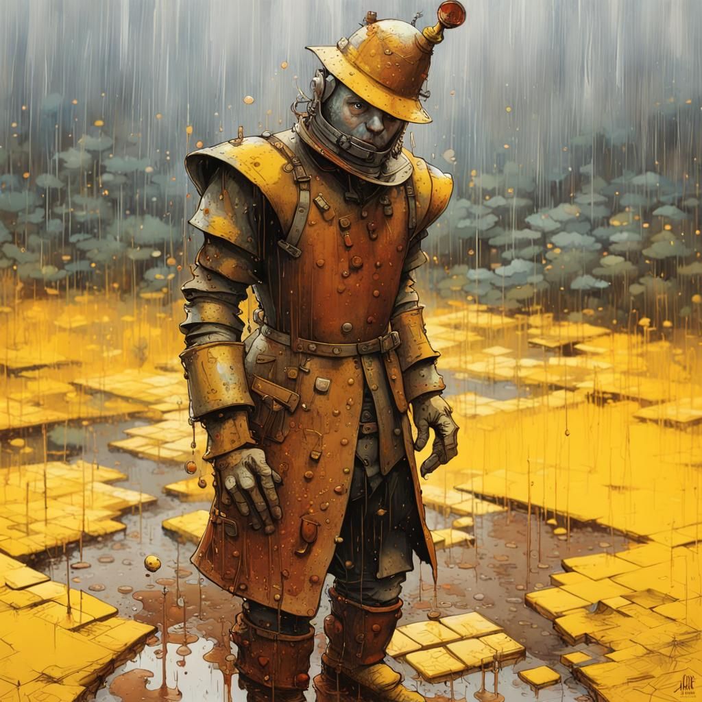 The Tin Man in the Rain
