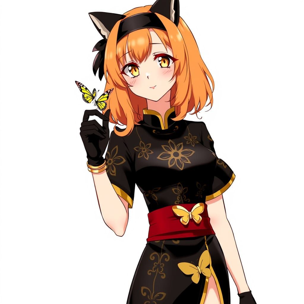 Semi-Realistic Manga Anime Female Character Polly