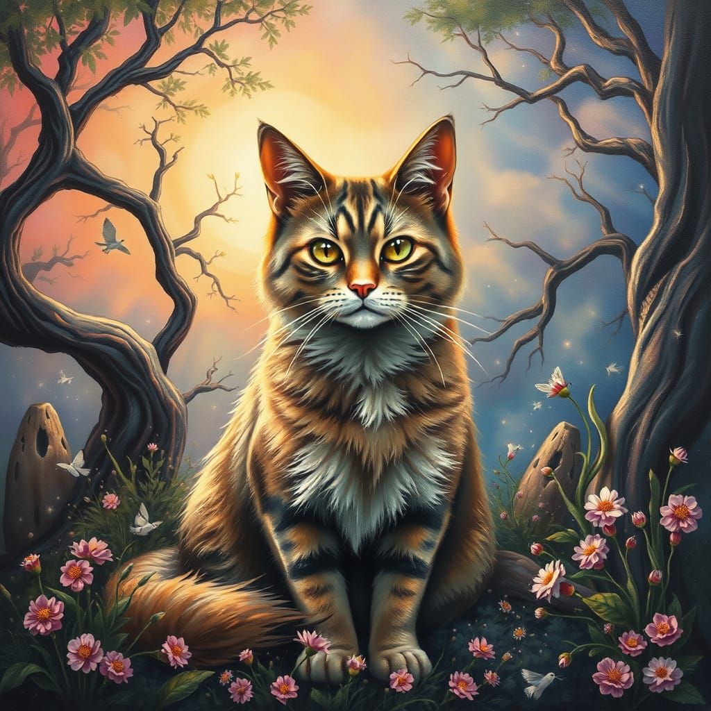 Whimsical Pet Portrait Captures Heart and Soul