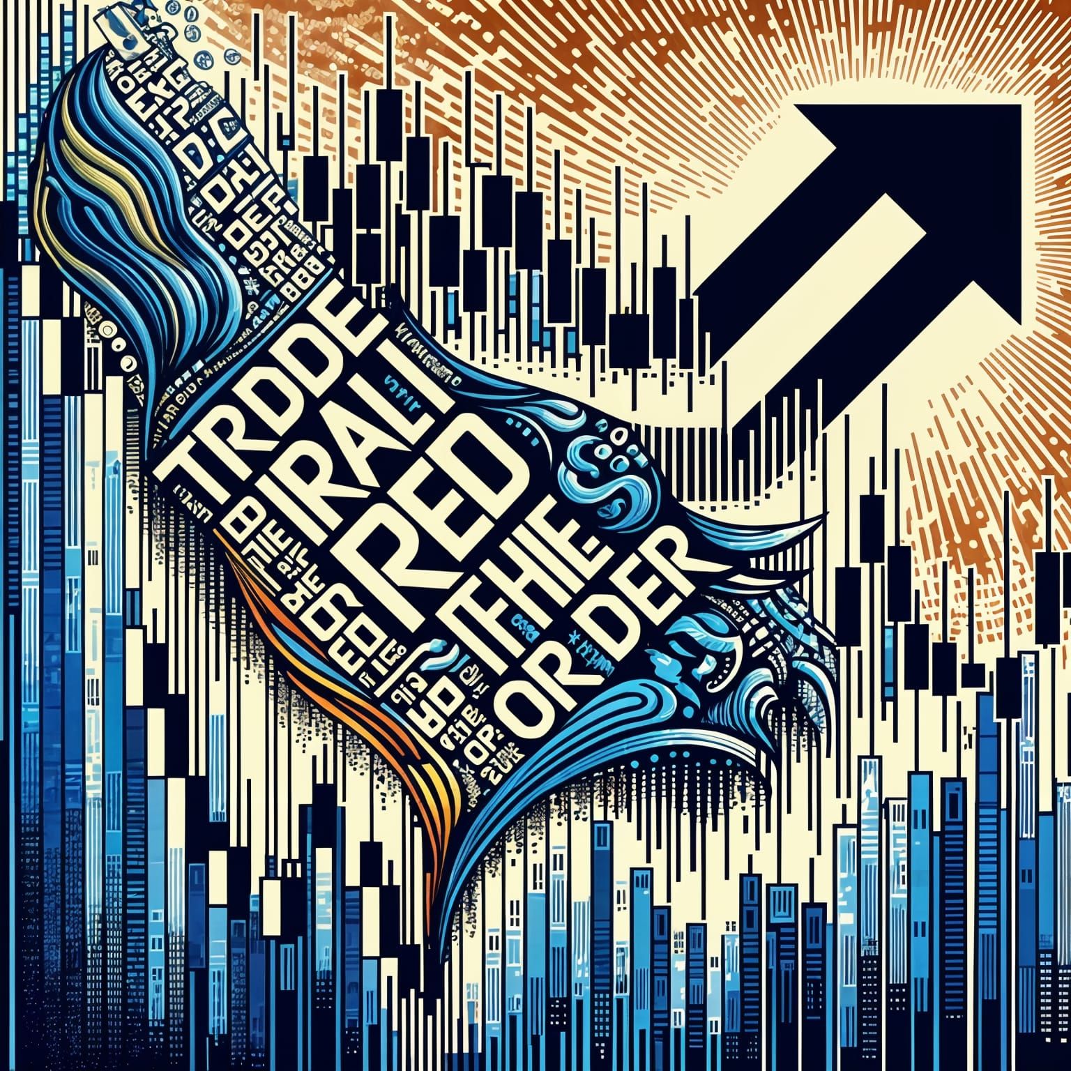 Financial Market Trends with Candlestick Chart Patterns