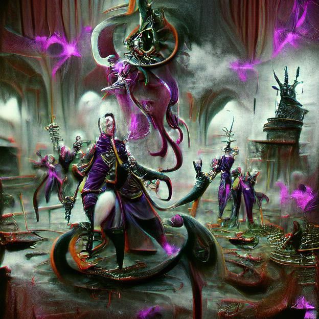 Phantasmagoric Slaanesh Artwork Trending on Artstation
