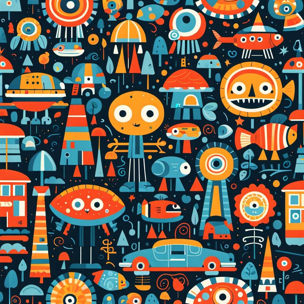 In the style of Tim biskup