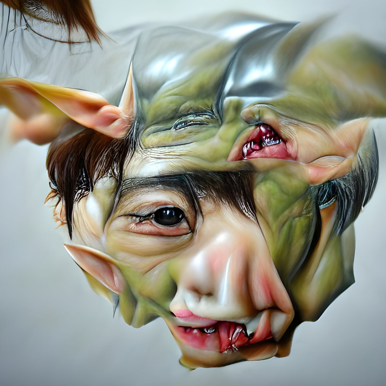 AI-Generated Goblin Portrait in Fantasy Style