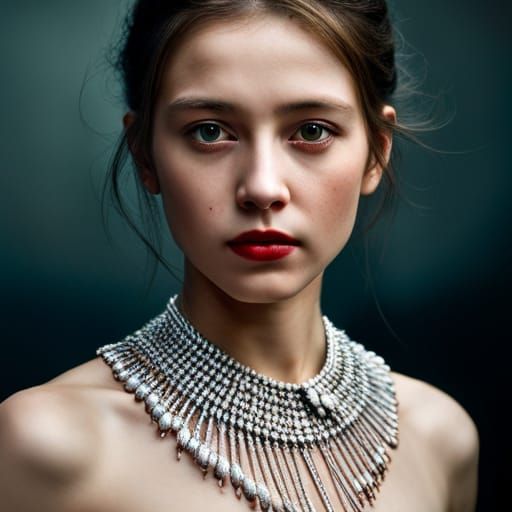 Hyperrealistic Portrait with Intricate Details and Sharp Foc...