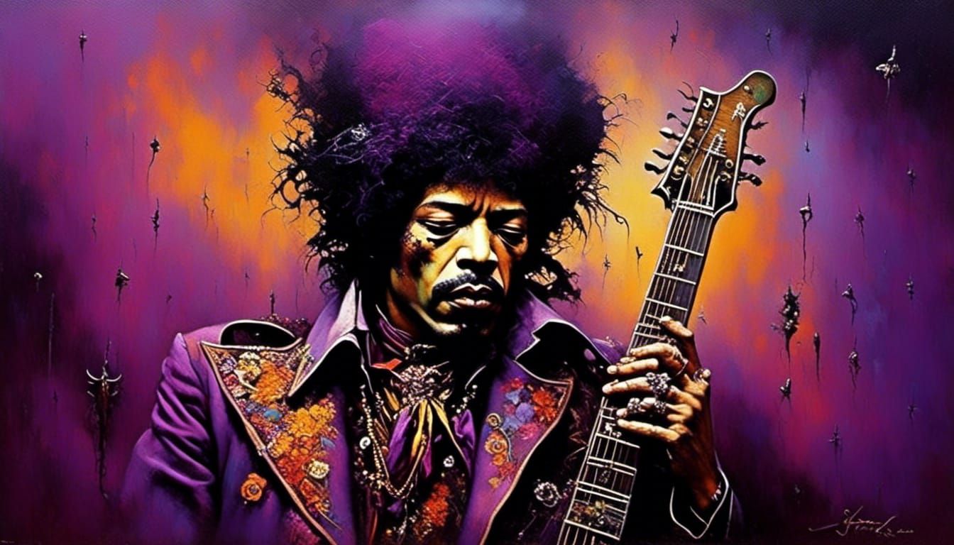 Psychedelic Social Realism: Purple Haze Masterpiece