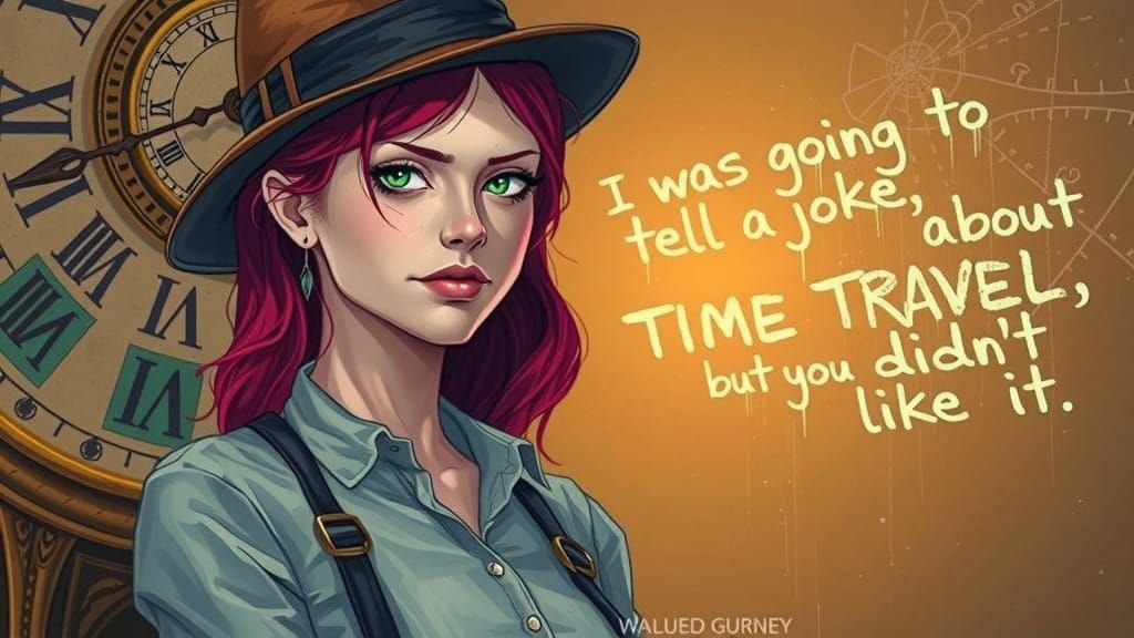 Sly Time Traveler's Joke