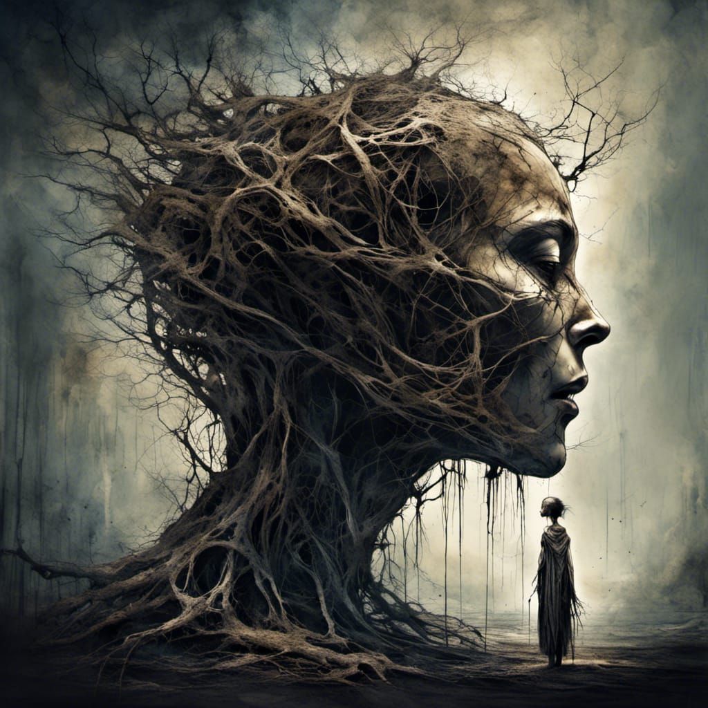 Andromorphic Entity Emerges from Roots in Dark Art