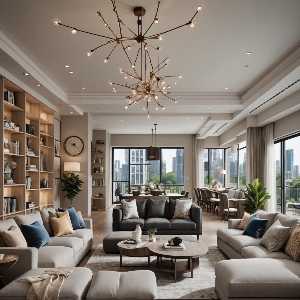 Professional Photo of Maximalist Living Space