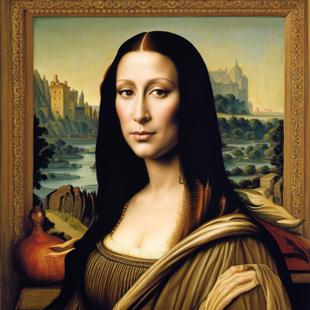 Cher as Mona Lisa: Renaissance Portrait