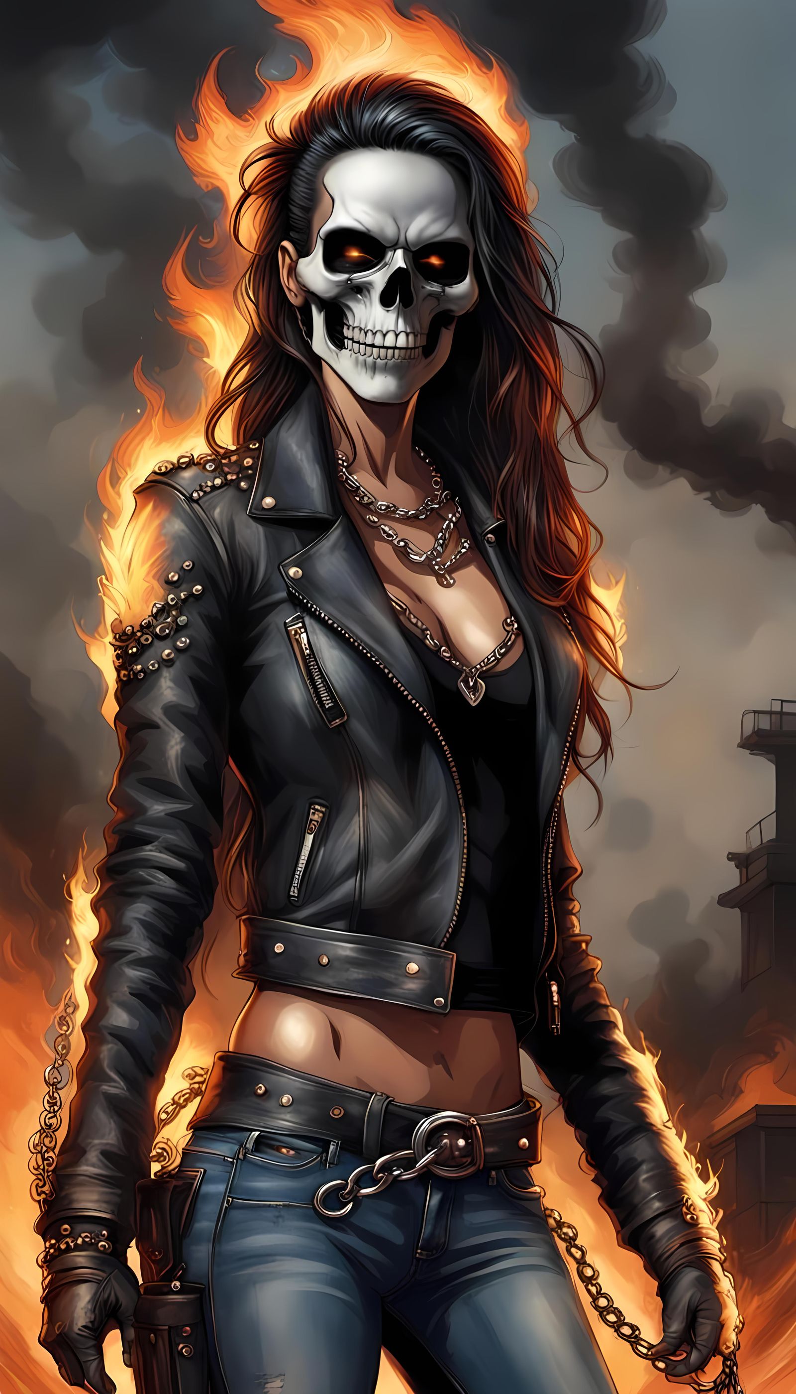 Live Action Ghost Rider Transformation, Sinister Digital Art