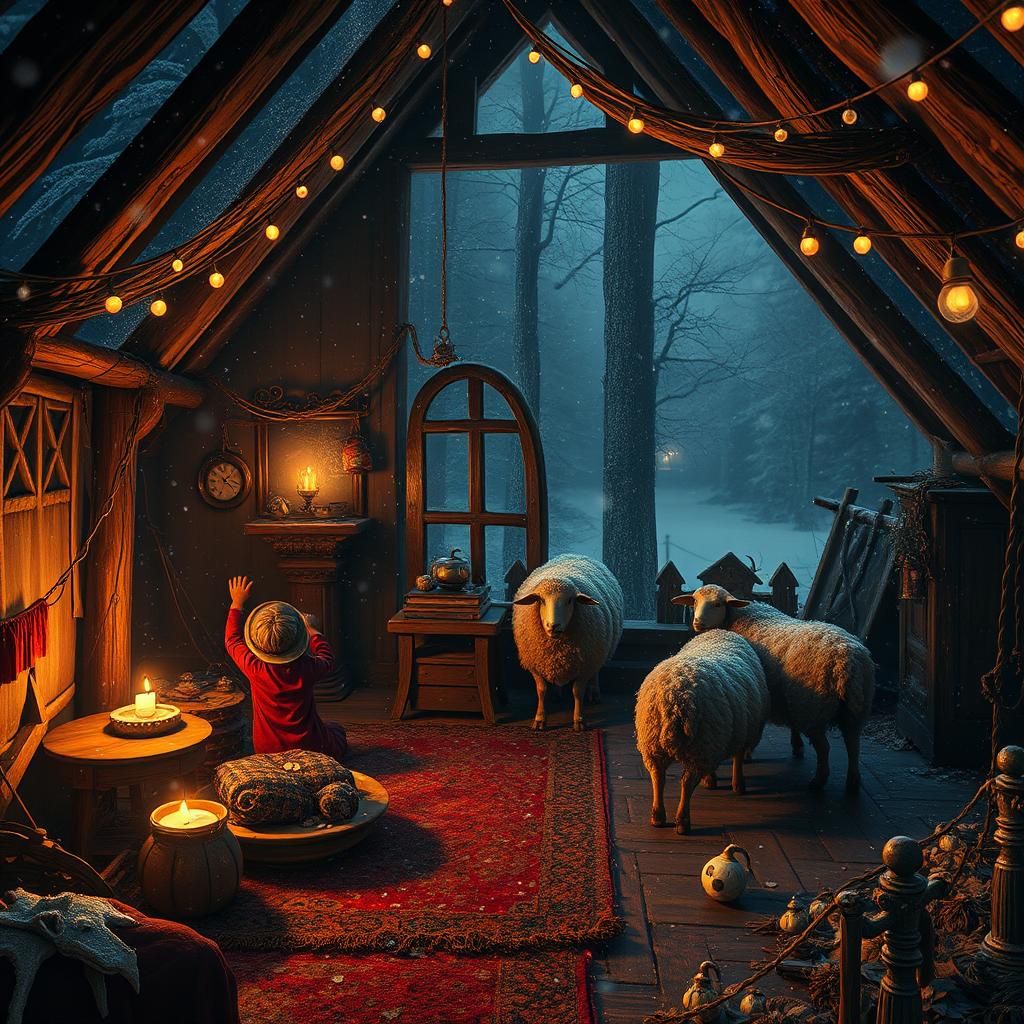 Children's Dream: Fantastical Matte Painting in Deep Color