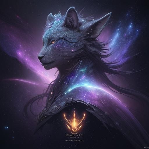 Animals Made of Galaxies in Double Exposure