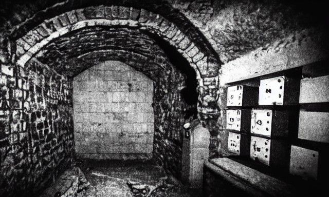 Grainy CCTV View of Medieval Dungeon