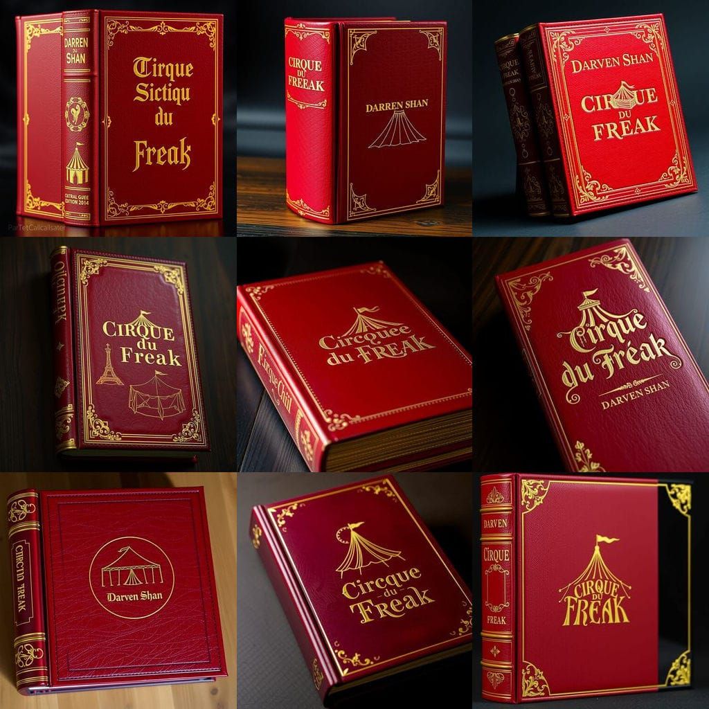 Luxurious Leatherbound Cirque du Freak Collector's Edition