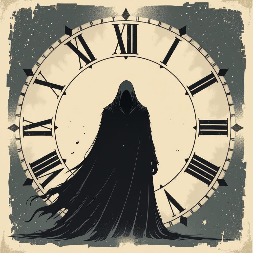 Mysterious Dark Figure Emerges Through Time