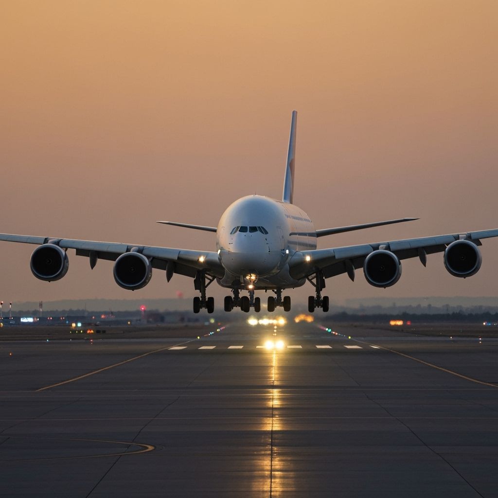 Commercial Airliner Takes Off: Detailed Realism and Vibrant ...