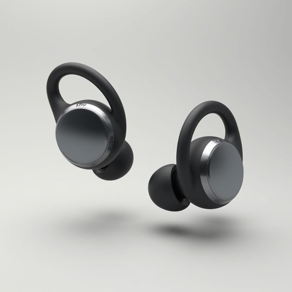 Futuristic Earbuds with SmartFit AI, Touch Control, and 3D A...