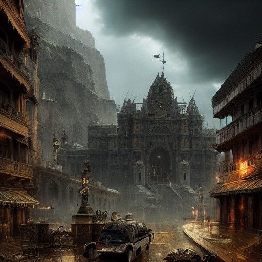 Epic Dramatic Digital Matte Painting: Daily Death