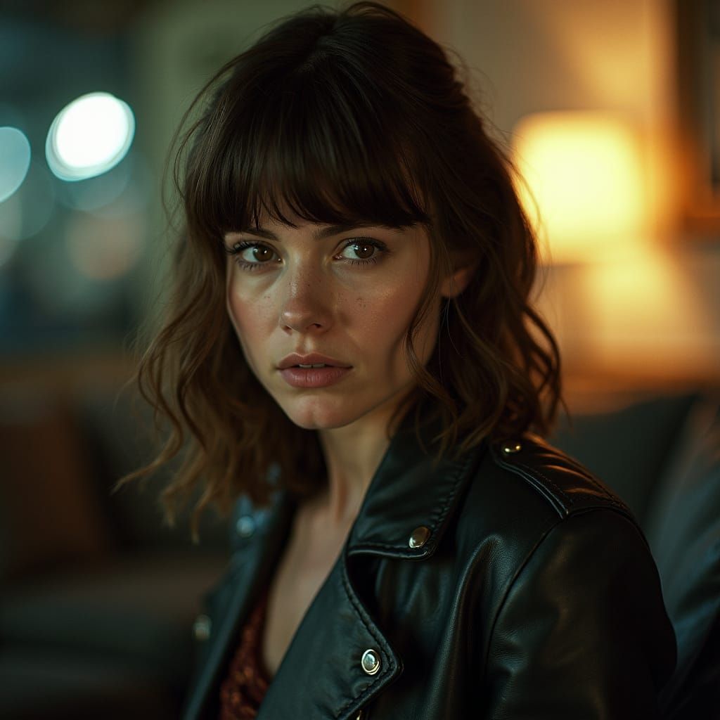 Anna Kendrick Portrait in Cinematic Style