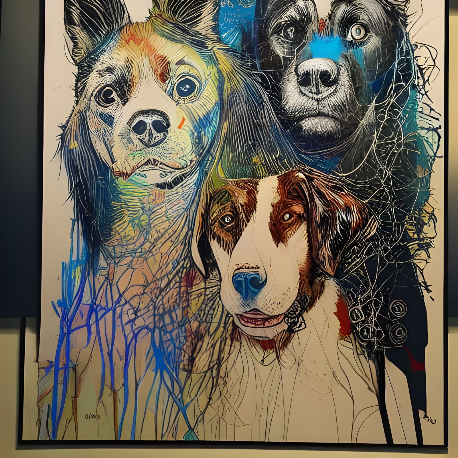 Graceful Dog Family: A Hypermaximalist Masterpiece