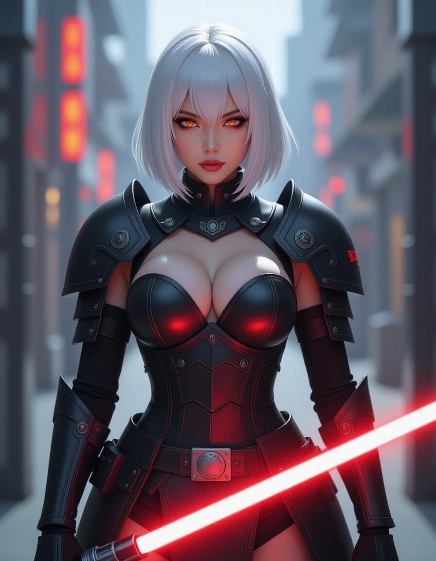 Imperial Inquisitor with Ignited Lightsaber