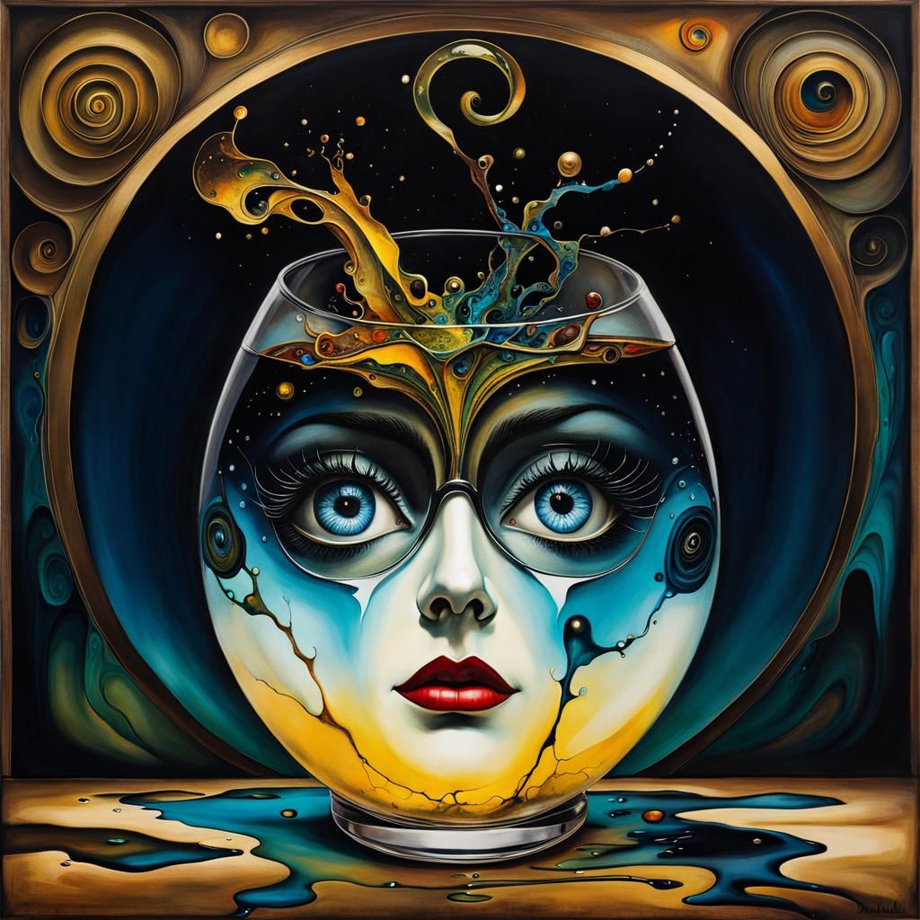 Surreal Abstract Art: Severe Anxiety Disorder