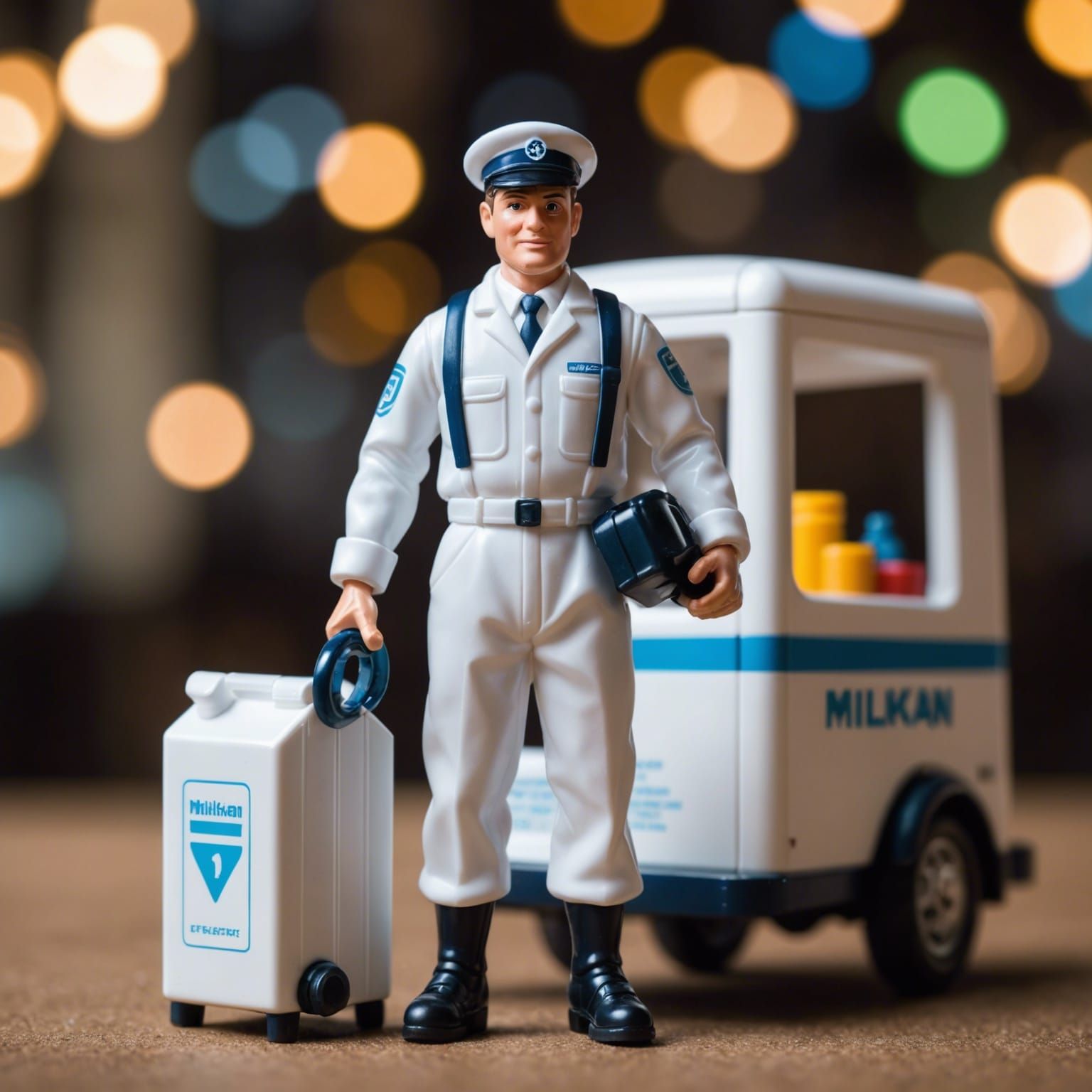 Milkman Action Figure in Packaging: Professional Photo