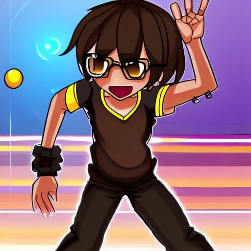 Pregnant Man in 'The World Ends With You' Style