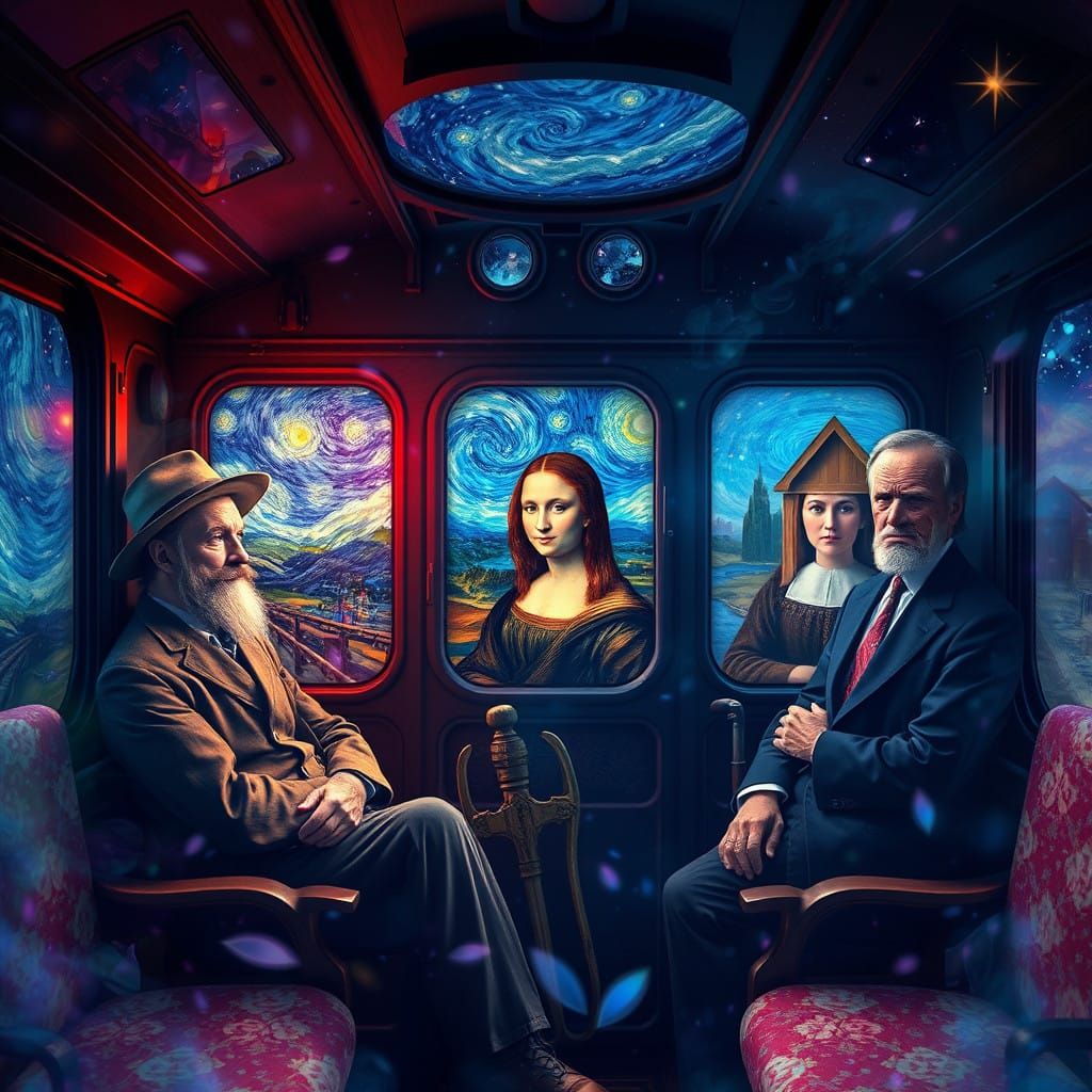 Art Masters Meet in Mystical Train