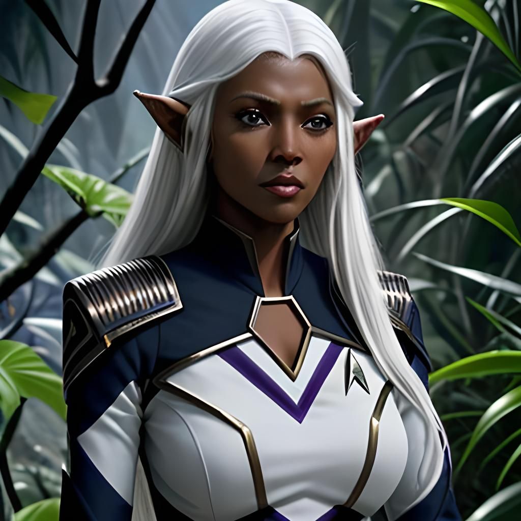 Romulan Officer Emerges in Tropical Rainforest