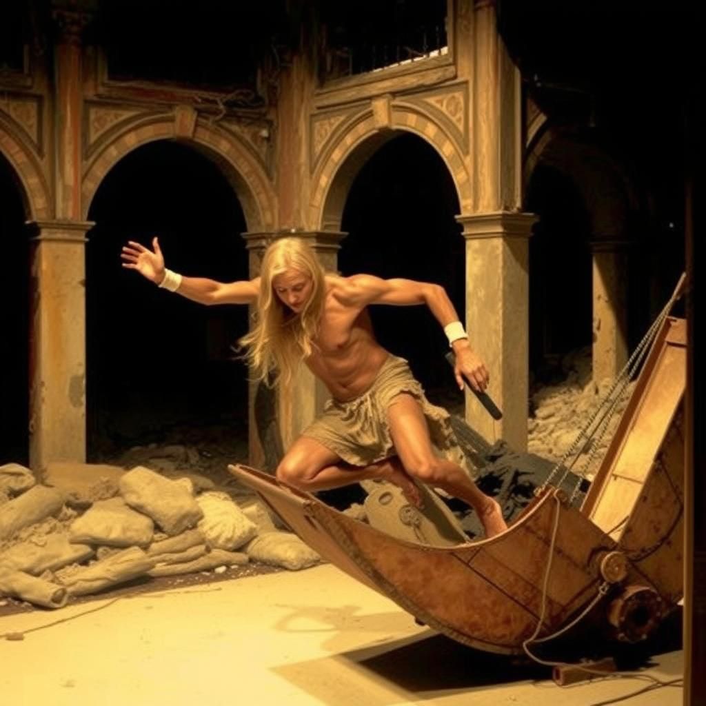 Abstract Deterioration: An AI Generated Image