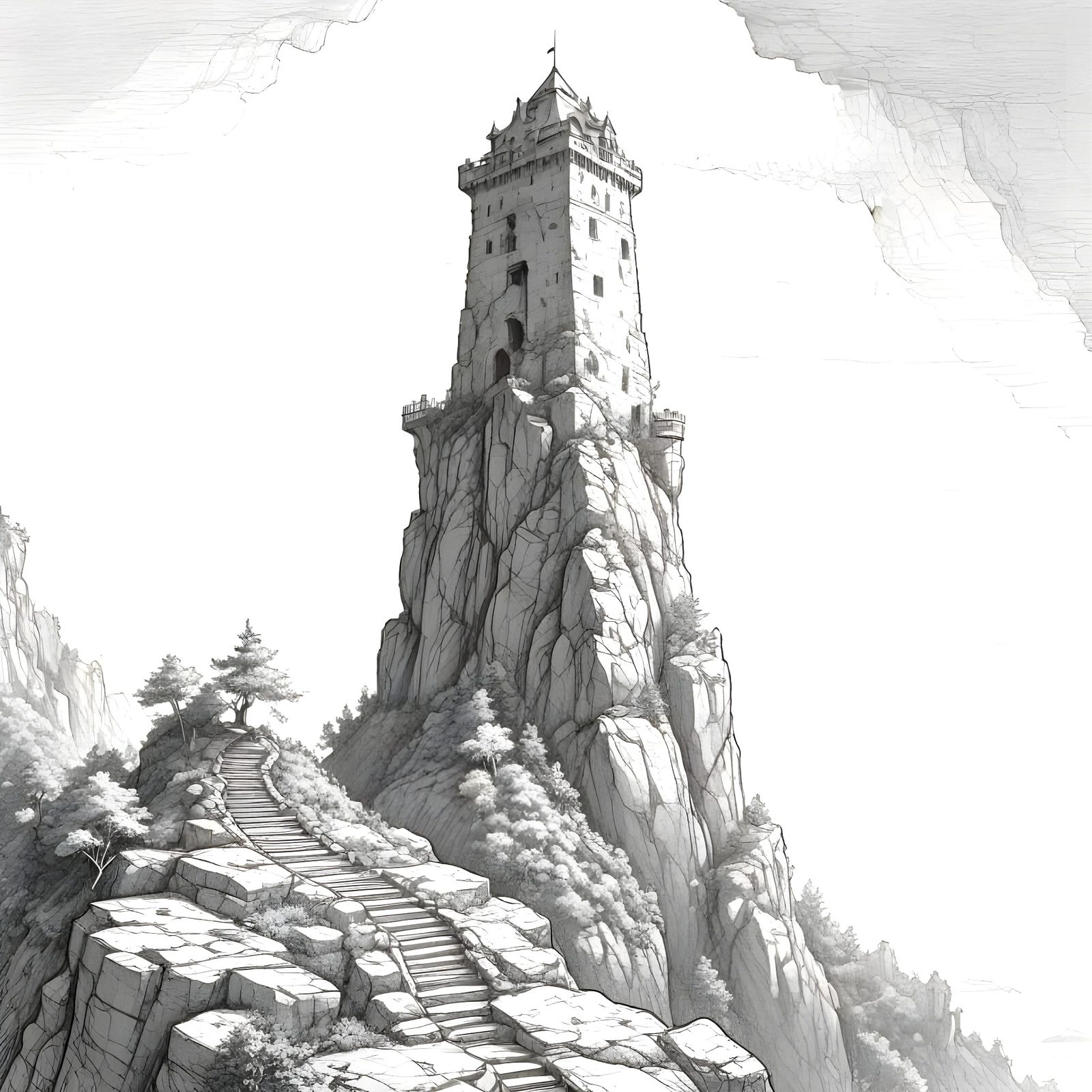 Mountain Fastness of the Hermit Monks