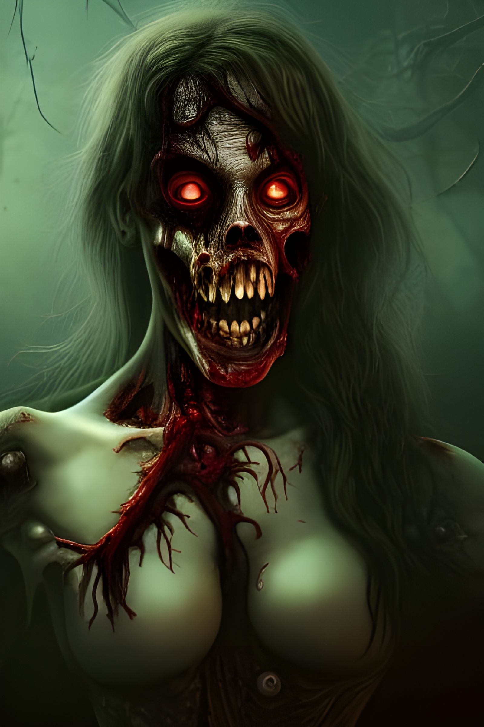 Zombie Feast: A Gothic Horror in Retro Style