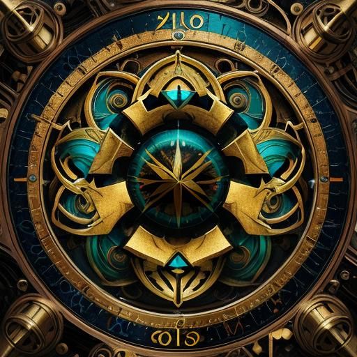 Man Woman Birth Death Infinity in Vibrant Colors